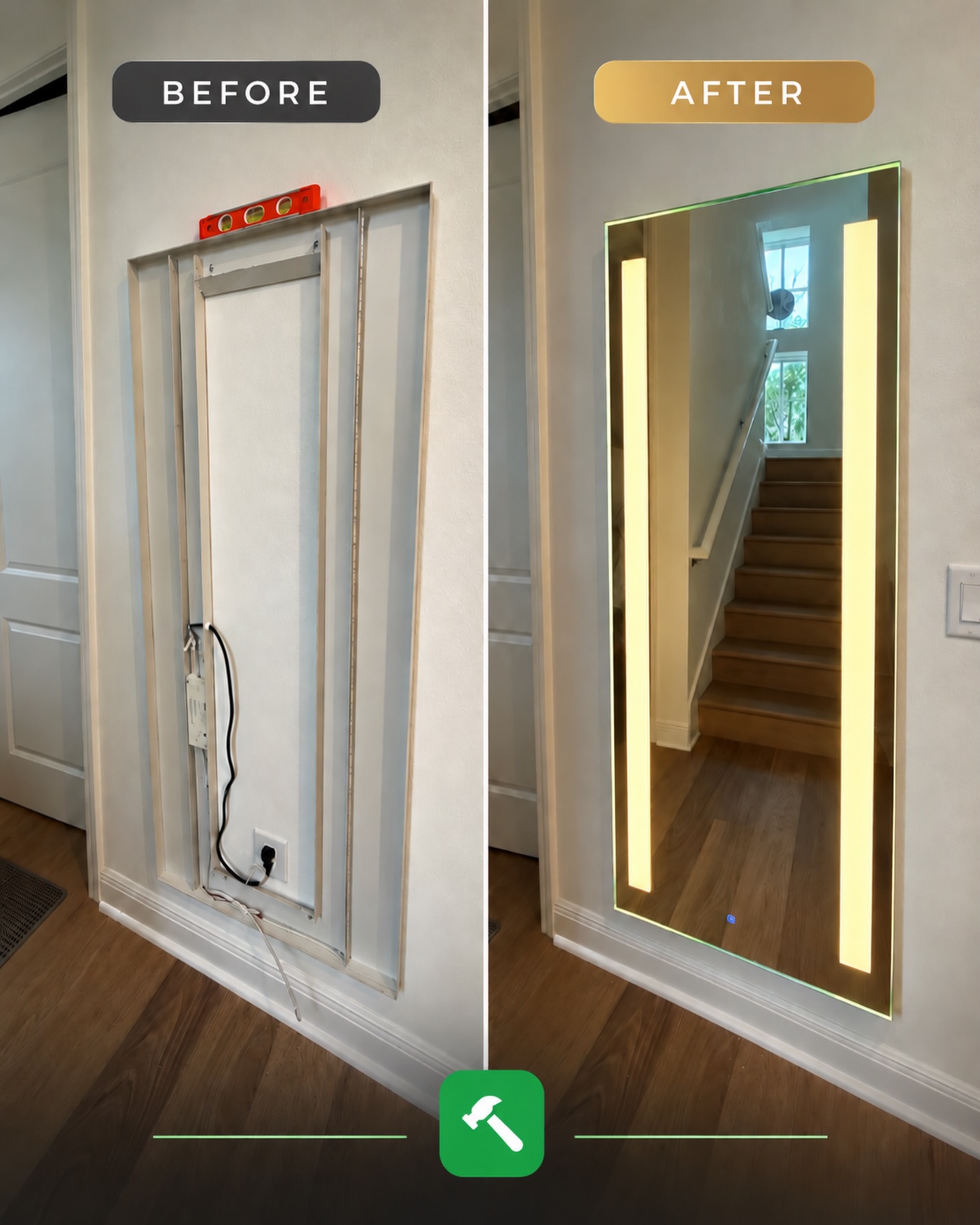 Mirror Installation in Lake Nona, Orlando completed by TaskDoor